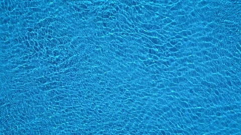 Top view from a drone over the surface of the pool Stock Footage 114159502