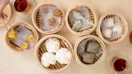 Top View Of Eating Chinese Dim Sum At Home Stock Footage