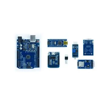 Top view of electronic components such as PCB Stock-Fotos