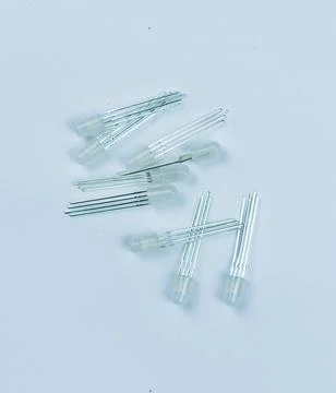 Top view of electronic components such as PCB Stock Photos