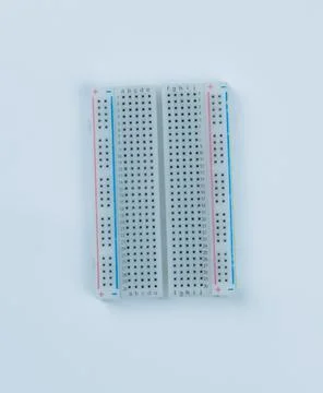 Top view of electronic components such as PCB Stock-Fotos