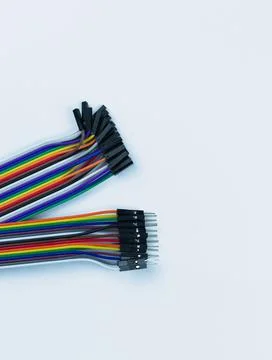 Top view of electronic components such as PCB Stock-Fotos