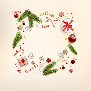 Top view of elements. Stock Illustration