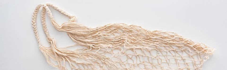 Top view empty beige eco Stock Photos