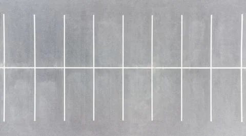 Top view on an empty parking lots Stock Photos