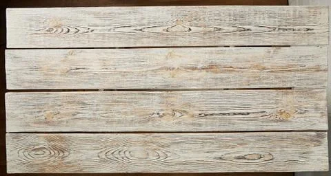Top view of empty wooden table Stock Photos