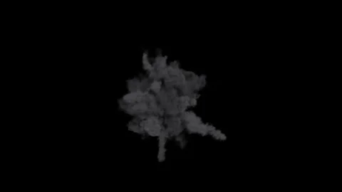Top view explosion and smoke abstract sm... | Stock Video | Pond5