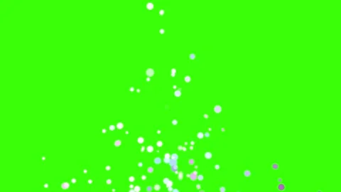 Top View Falling Snow Loop – Green Screen 4K Stock Footage 314024403