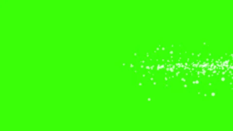 Top View Falling Snow Loop – Green Screen 4K Stock Footage 314024404