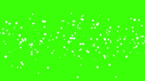 Top View Falling Snow Loop – Green Screen 4K Stock Footage 314024405