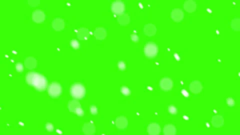 Top View Falling Snow Loop – Green Screen 4K Stock Footage 314024412