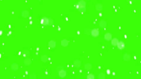 Top View Falling Snow Loop – Green Screen 4K Stock Footage 314024418