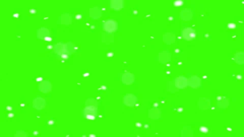 Top View Falling Snow Loop – Green Screen 4K Stock Footage 314024420