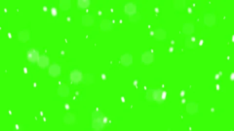 Top View Falling Snow Loop – Green Screen 4K Stock Footage 314024428