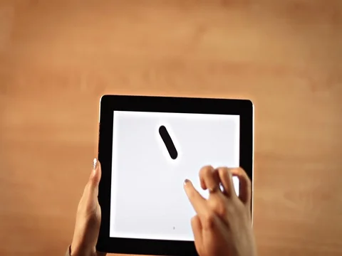 Top view female hands drawing X multiply symbol or coordinate system Stock Footage 72412467
