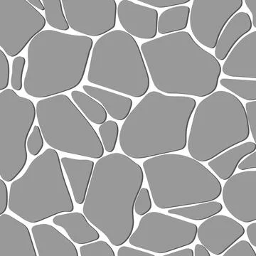 Top view flat vector seamless pattern Stock Illustration