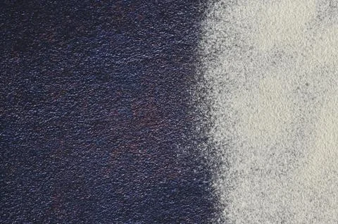 Top View of Flour On Stone Table Stock Photos