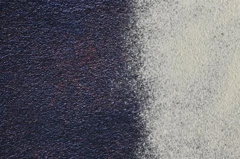 Top View of Flour On Stone Table Stock Photos