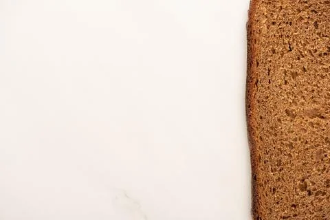 Top view fresh brown bread Stock Photos