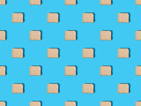 Top view fresh toast bread Stock Photos