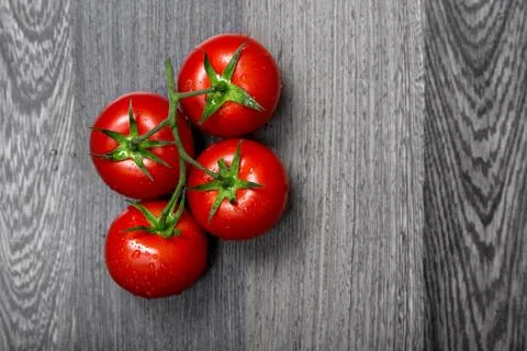 Top view of fresh tomatoes Foto stock