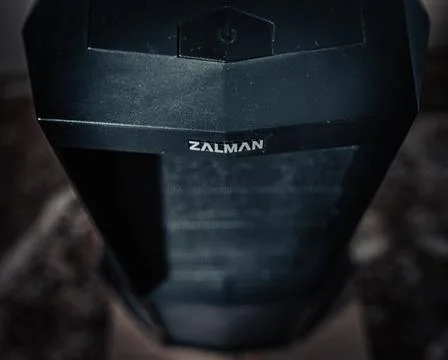 Top view of the front panel of the computer. det Stock Photos