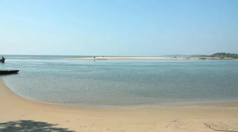 Top view on GOA beach Stock Footage 26367960