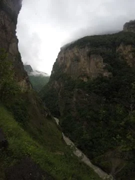 Top view of the gorge Stock Photos