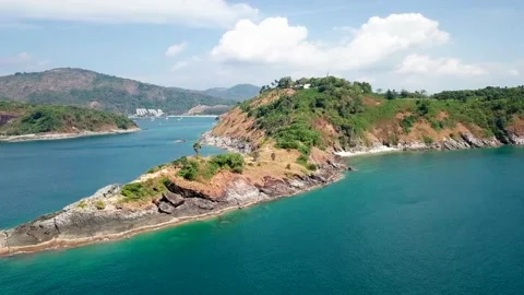 Top view of green tropical Mountains Stock Footage 162957324
