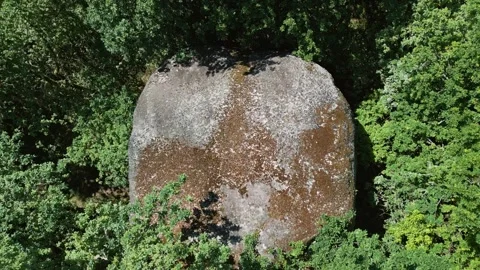 Top View Of Huge Rock Formation Of Pedra Filga Stock Footage 311575068