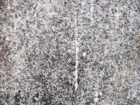 Top view of ice-covered surface of footpath Stock Photos