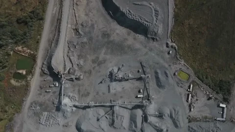 Top view of the industrial area. Stock Footage 200826994