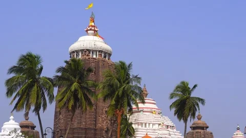 Top view of jagannath temple Stock Footage 275132949