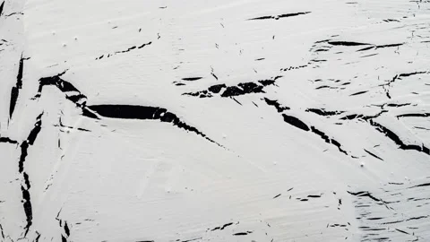 Top view of Making cracked paint background 動画素材 149729636