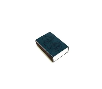 Top view matchbox on white Stock Photos