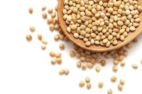 Top view millet Stock Photos