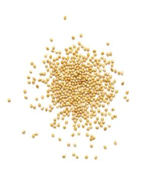 Top view millet Foto stock