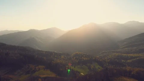 Top view of mountain slopes 動画素材 93209057