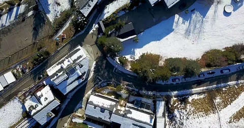 Top view of the mountain town of andorra la vella, catalonia Stock Footage 101317943