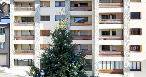 Top view of the mountain town of andorra la vella, catalonia Stock Footage 101318554