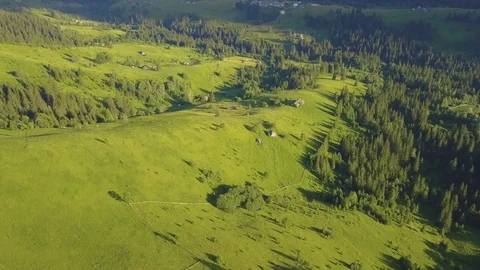 Top view of the mountains Stock Footage 77903306