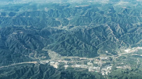 Top view of the mountains Stock Footage 166403003