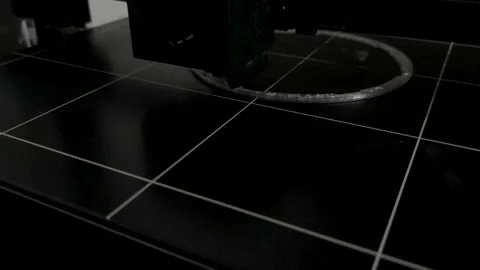 Top view of a moving 3D printer Stock Footage 149268696