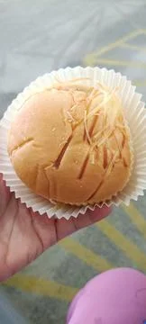 Top view of muffin cake Stock-Fotos