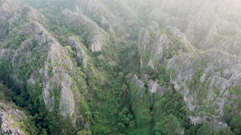 Top view Noen Maprang district, Phitsanulok Unseen Thailand. Stock Footage 168049266