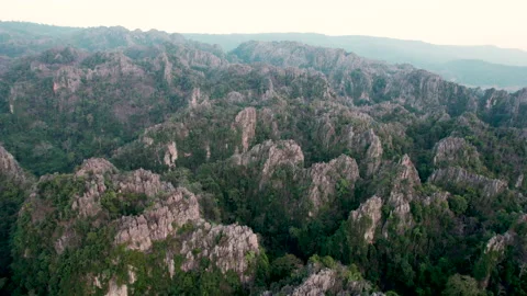 Top view Noen Maprang district, Phitsanulok Unseen Thailand. Stock Footage 169676579