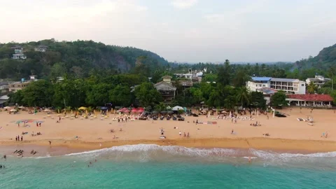 Top view of the ocean coast Stock Footage 138833565