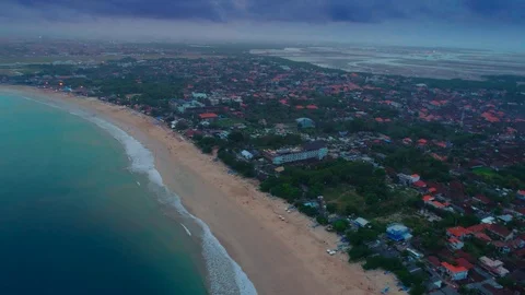 Top view of the ocean in the evening Stock Footage 114555719