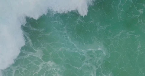 Top View of the Ocean Waves Stock Footage 69890265