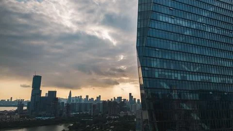 Top View Of The OCT Tower Stock Photos